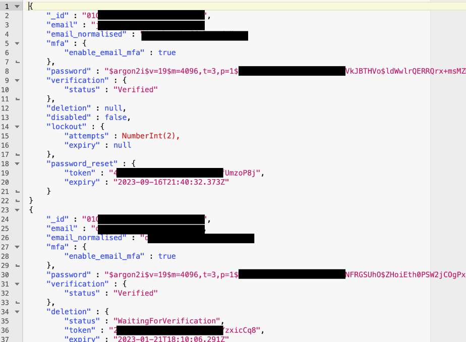 Des jetons d'authentification de The Real World en ligne. // Source : Cybernews Des jetons d'authentification de The Real World en ligne. // Source : Cybernews