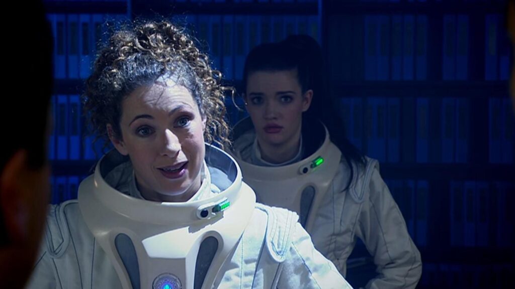 River Song dans Doctor Who // Source : BBC River Song dans Doctor Who // Source : BBC