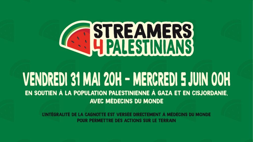 Streamers4Palestinians // Source : Baghera Jones Streamers4Palestinians // Source : Baghera Jones