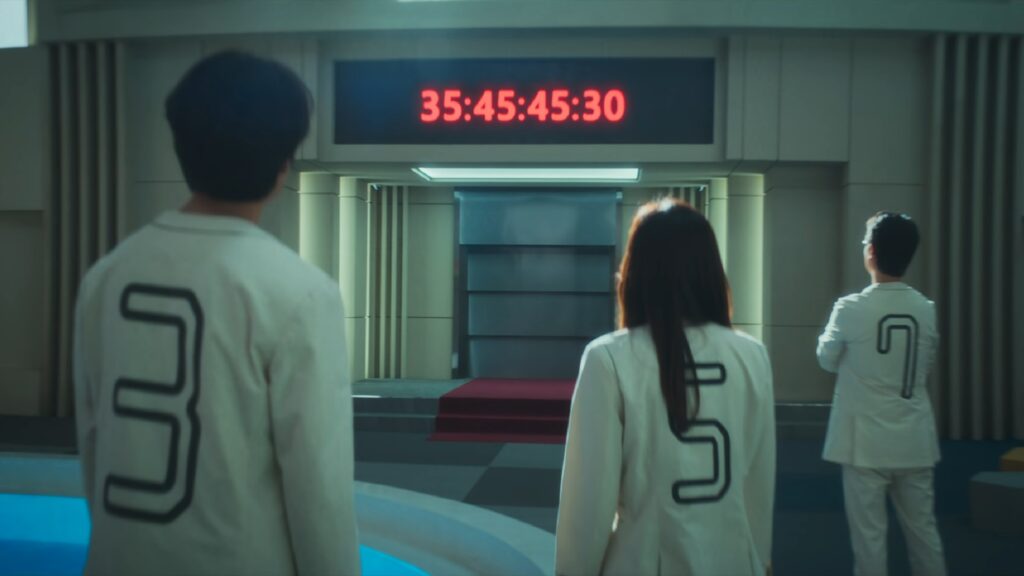 Le décompte angoissant et lucratif de The 8 Show // Source : Netflix Le décompte angoissant et lucratif de The 8 Show // Source : Netflix