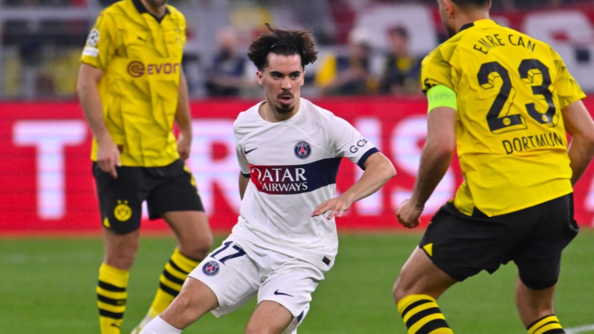 Vitinha lors du match PSG-Dortmund. // Source : PSG / Instagram Vitinha lors du match PSG-Dortmund. // Source : PSG / Instagram