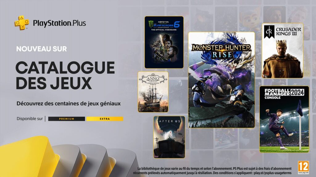 PlayStation Plus Extra et Premium en juin 2024 // Source : Sony