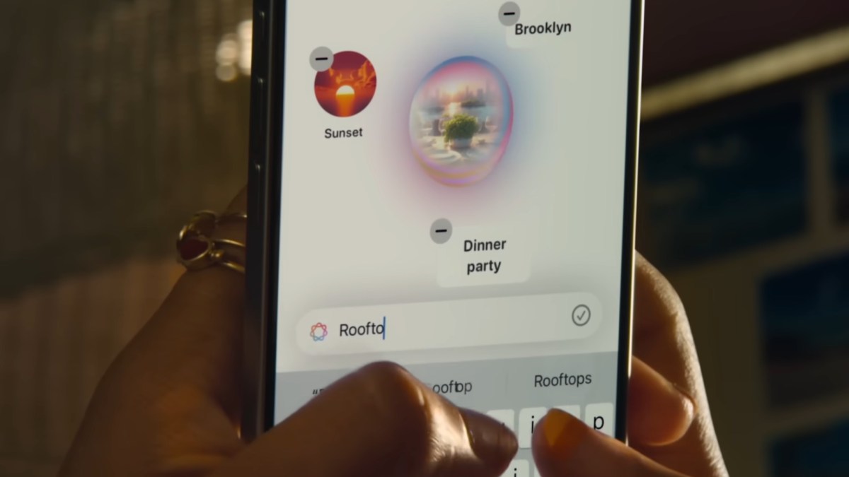 La génération d'une image avec Image Playground dans Apple Intelligence sur iPhone. // Source : Apple La génération d'une image avec Image Playground dans Apple Intelligence sur iPhone. // Source : Apple