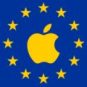 Le logo Apple dans le drapeau de l'Union européenne. // Source : Numerama Le logo Apple dans le drapeau de l'Union européenne. // Source : Numerama