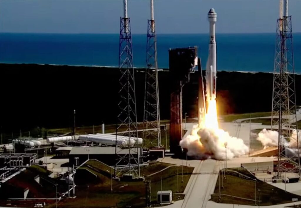 Le décollage de Starliner. // Source : YouTube / Everyday Astronaut Le décollage de Starliner. // Source : YouTube / Everyday Astronaut
