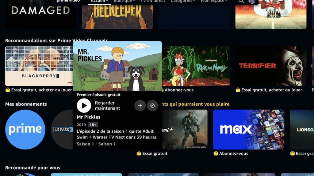 S'abonner à HBO Max // Source : Capture d'écran S'abonner à HBO Max // Source : Capture d'écran