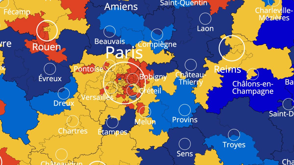 Les élections législatives de 2022 étaient dominées par le camp d'Emmanuel Macron. // Source : Data.gouv Les élections législatives de 2022 étaient dominées par le camp d'Emmanuel Macron. // Source : Data.gouv