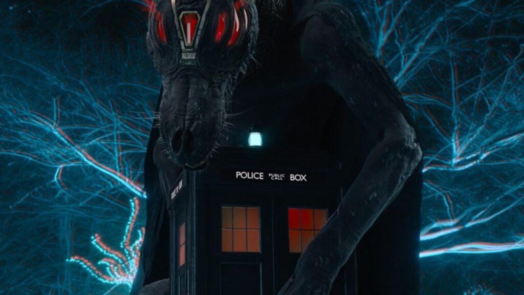 Sutekh prenait possession du TARDIS. // Source : BBC Sutekh prenait possession du TARDIS. // Source : BBC