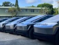 Tesla Cybertruck vandalisés à la peinture // Source : @wow_report1 sur X