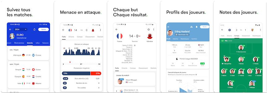 Suivez l'actualité footballistique avec FotMob Suivez l'actualité footballistique avec FotMob