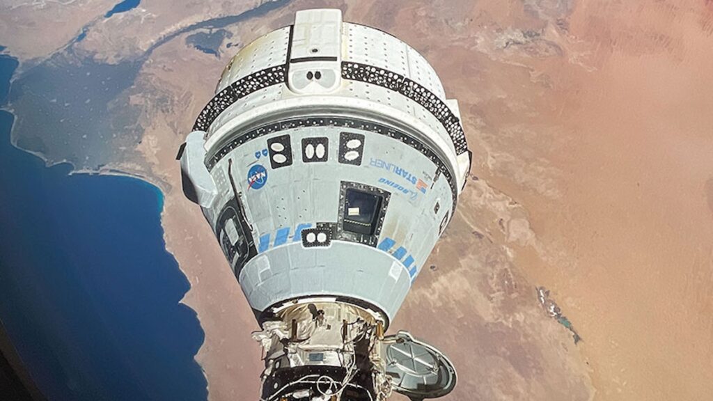 La capsule Boeing Starliner // Source : Nasa La capsule Boeing Starliner // Source : Nasa