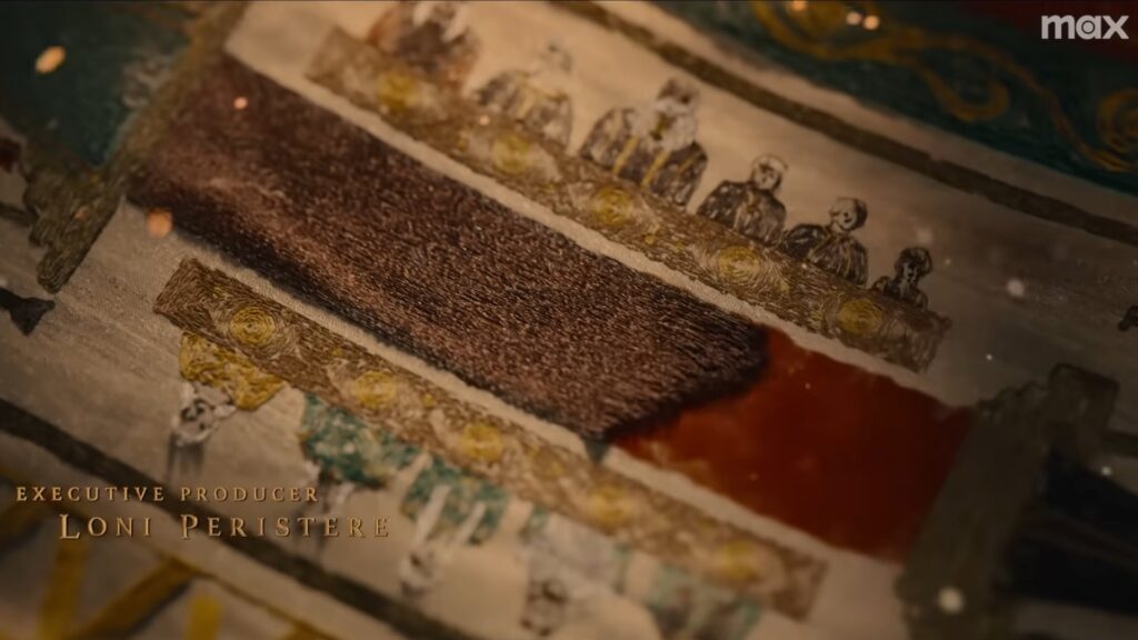 Les deux camps de House of the Dragon, les Noirs et les Verts. // Source : HBO Les deux camps de House of the Dragon, les Noirs et les Verts. // Source : HBO