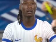 Eduardo Camavinga pendant France - Canada le 9 juin 2024 // Source : Capture YouTube/Téléfoot