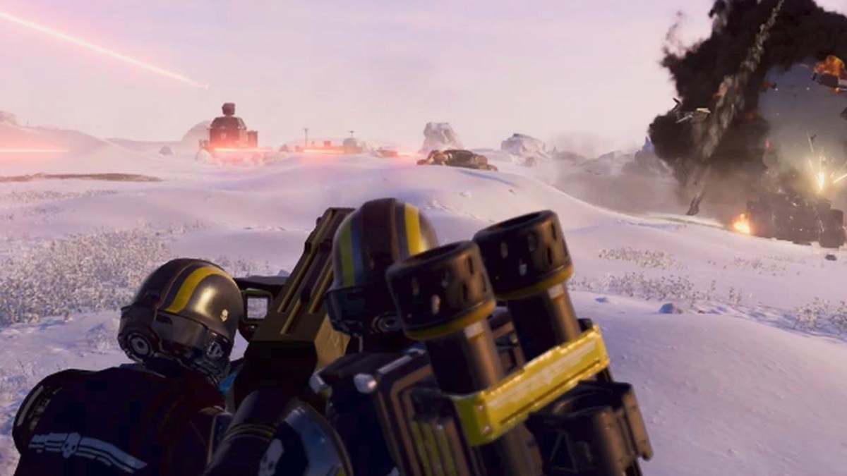 La Lance dans Helldivers 2 // Source : Capture PS5 La Lance dans Helldivers 2 // Source : Capture PS5