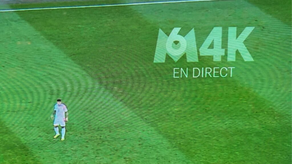Le logo de M6 4K sur la chaîne M6 HDR. // Source : Numerama Le logo de M6 4K sur la chaîne M6 HDR. // Source : Numerama