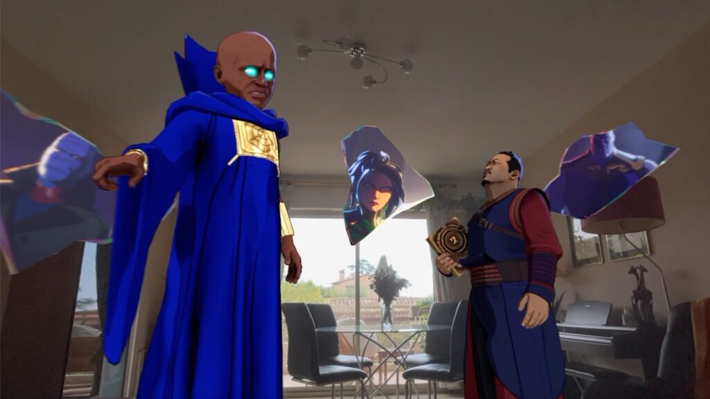 What If Marvel Immersif, sur Apple Vision Pro. // Source : Numerama What If Marvel Immersif, sur Apple Vision Pro. // Source : Numerama
