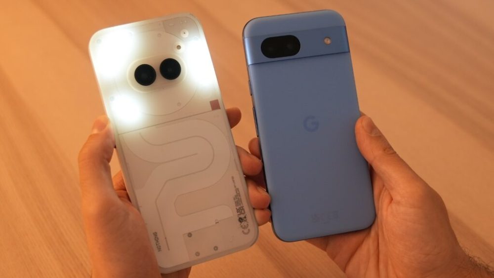 Google Pixel 8a // Source : Alfred Tertrais / Numerama Google Pixel 8a // Source : Alfred Tertrais / Numerama