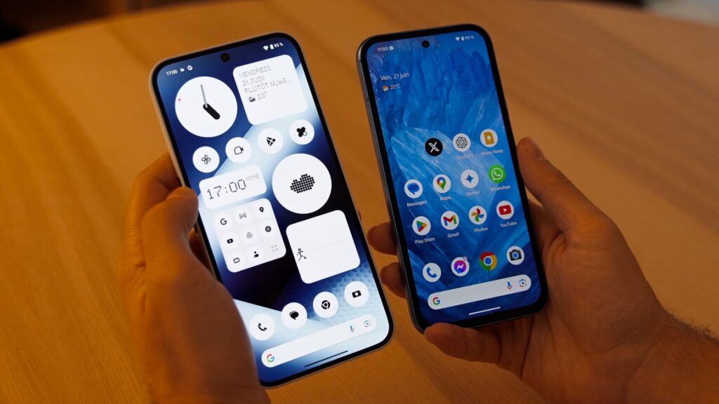 Google Pixel 8a // Source : Alfred Tertrais / Numerama Google Pixel 8a // Source : Alfred Tertrais / Numerama