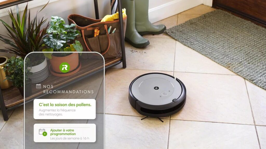 L'application iRobot // Source : Roomba L'application iRobot // Source : Roomba