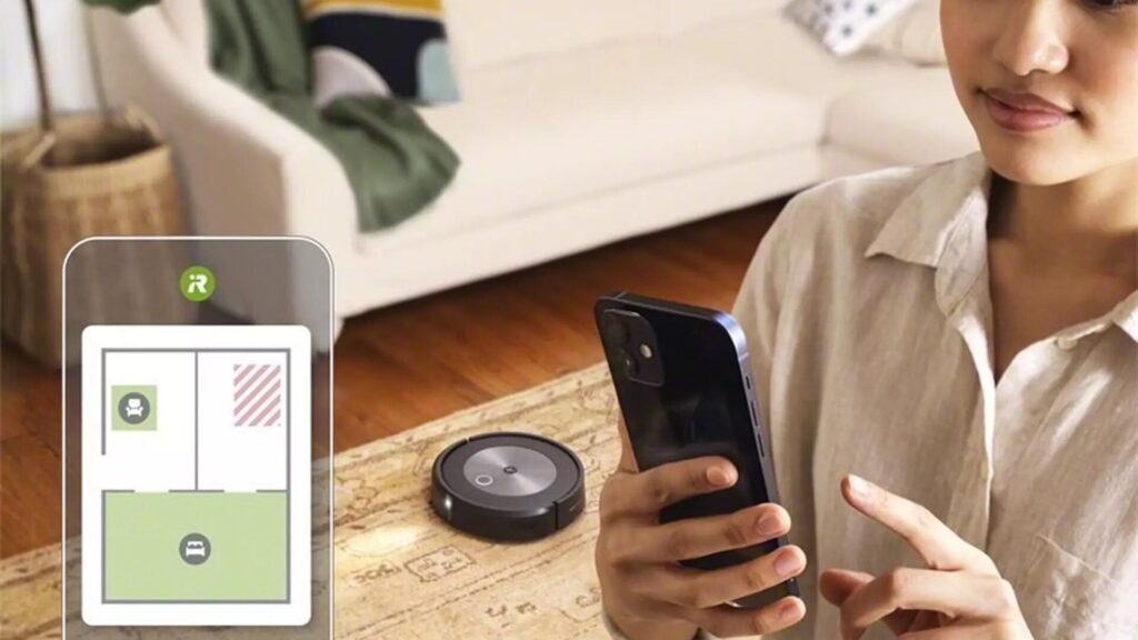 L'application dédiée est plutôt instibctive // Source : iRobot L'application dédiée est plutôt instibctive // Source : iRobot