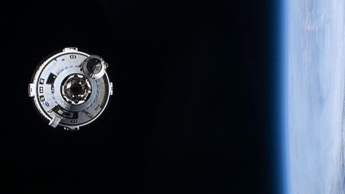 Starliner de Boeing a rencontré plusieurs fuites en plein vol. // Source : NASA Starliner de Boeing a rencontré plusieurs fuites en plein vol. // Source : NASA