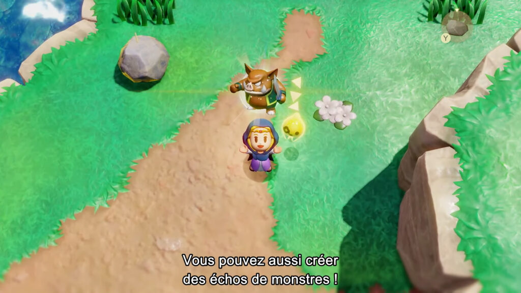La princesse Zelda avec son bâton magique. La princesse Zelda avec son bâton magique.