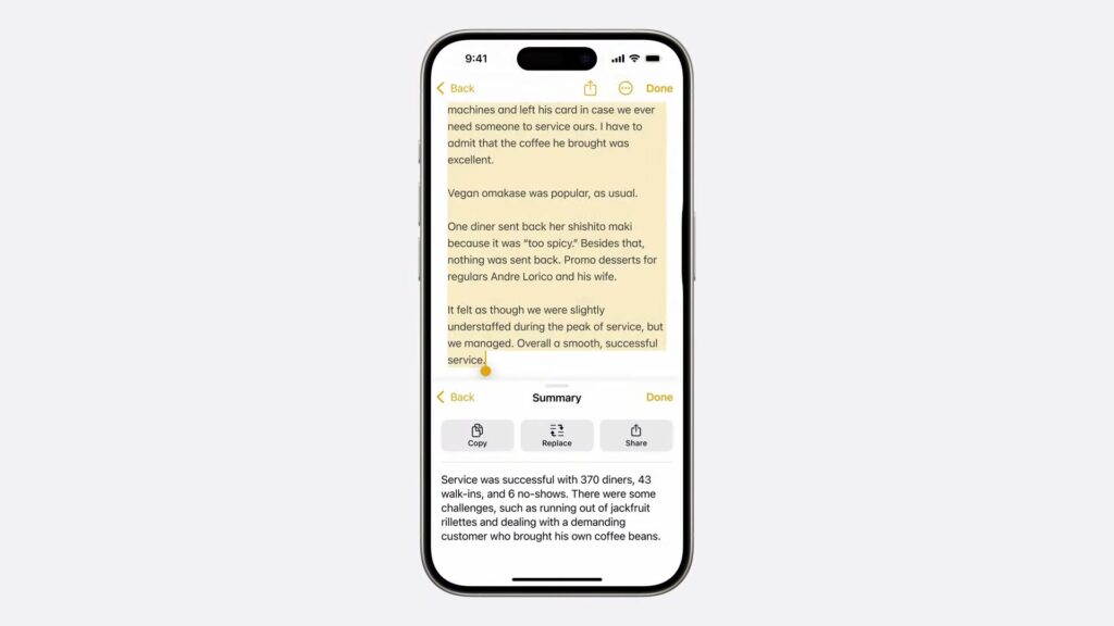 Le nouveau Siri pour iOS 18 // Source : Capture d'écran Numerama