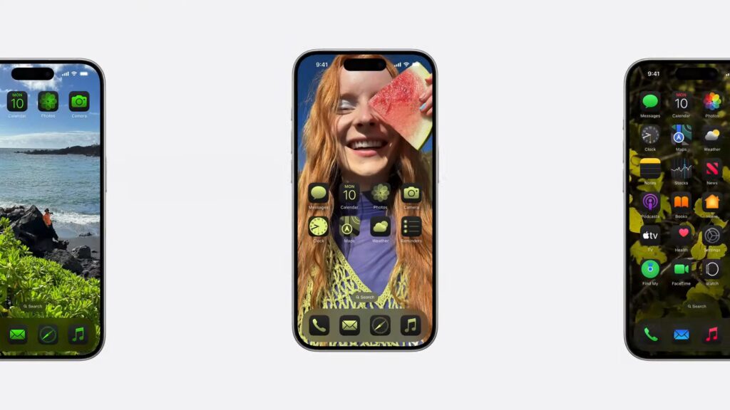 Le nouveau iOS 18 // Source : Capture d'écran Numerama