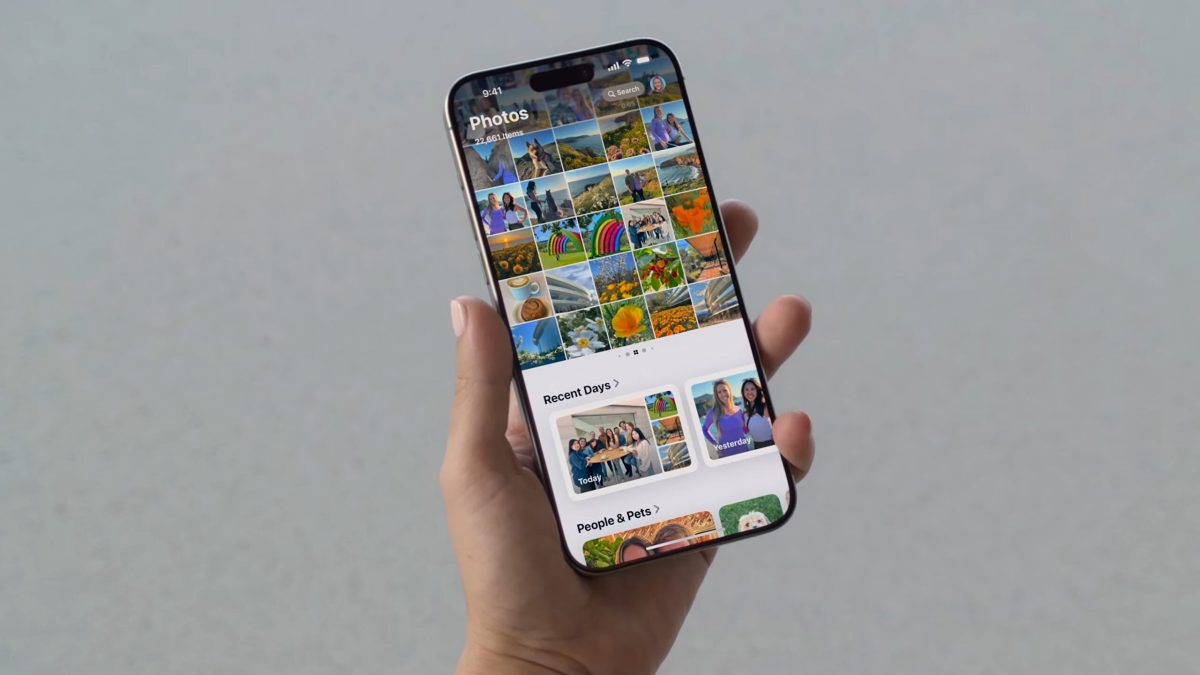 La nouvelle application Photos dans iOS 18 // Source : Capture d'écran Numerama La nouvelle application Photos dans iOS 18 // Source : Capture d'écran Numerama