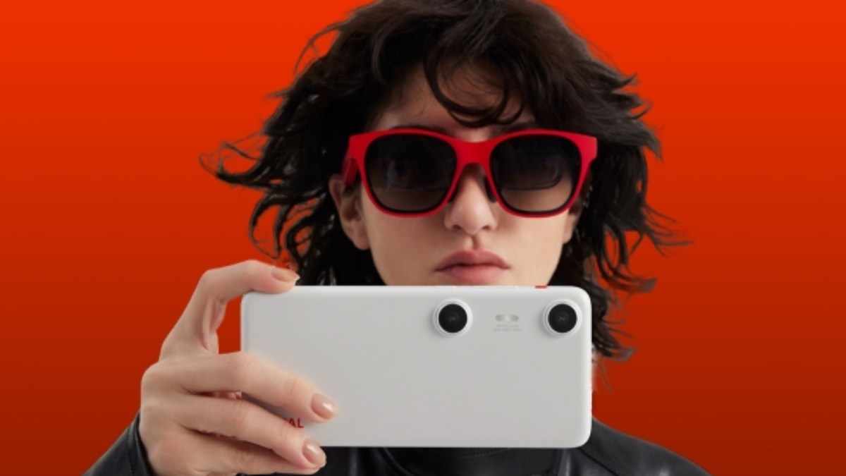 Le XReal Beam Pro avec des lunettes Xreal. // Source : Xreal Le XReal Beam Pro avec des lunettes Xreal. // Source : Xreal