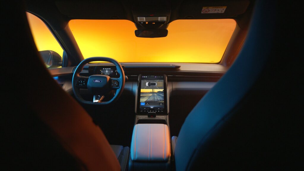 Intérieur Ford Capri // Source : Ford Intérieur Ford Capri // Source : Ford