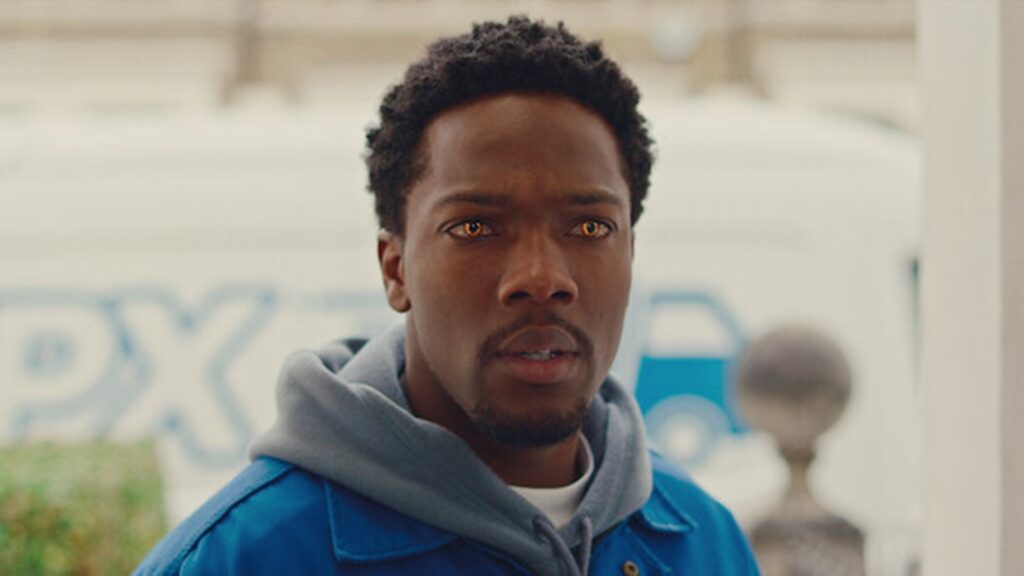 Les yeux jaunes sont caractéristiques des personnages de Supracell // Source : Netflix Les yeux jaunes sont caractéristiques des personnages de Supracell // Source : Netflix