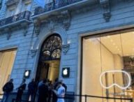 Le lancement du Apple Vision Pro en France. // Source : Numerama