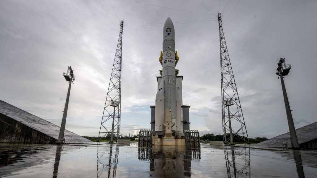 Le calme avant la tempête. // Source : ESA/PEDOUSSAUT Manuel, 2024 (photo recadrée) Le calme avant la tempête. // Source : ESA/PEDOUSSAUT Manuel, 2024 (photo recadrée)