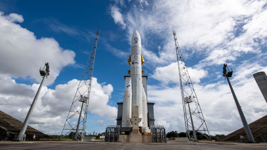 Ariane 6. // Source : CNES/ESA/Arianespace-ArianeGroup/Optique Vidéo CSG/T Leduc, 2024 Ariane 6. // Source : CNES/ESA/Arianespace-ArianeGroup/Optique Vidéo CSG/T Leduc, 2024