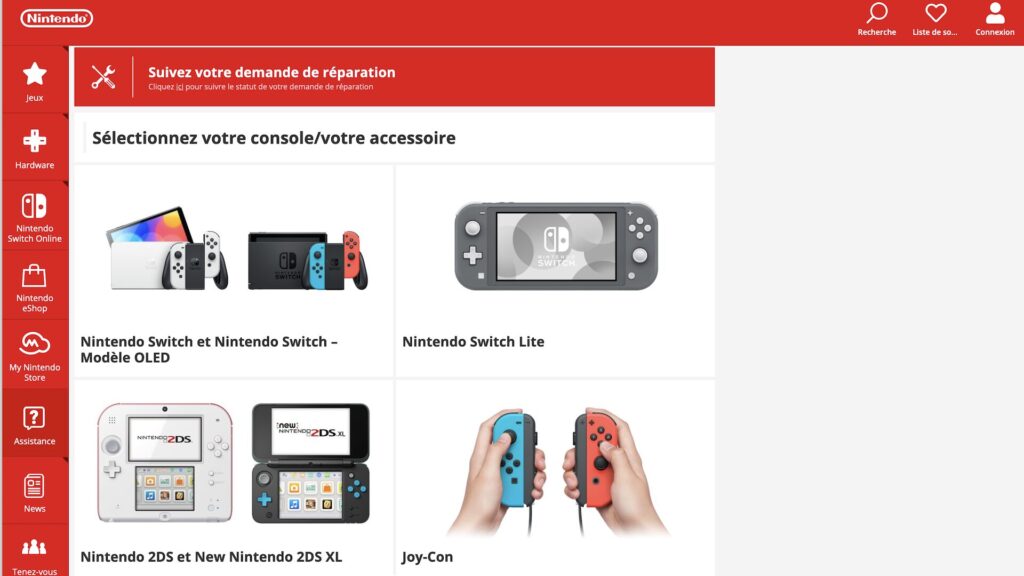 Plus de SAV pour la Wii U en France // Source : Capture d'écran Plus de SAV pour la Wii U en France // Source : Capture d'écran