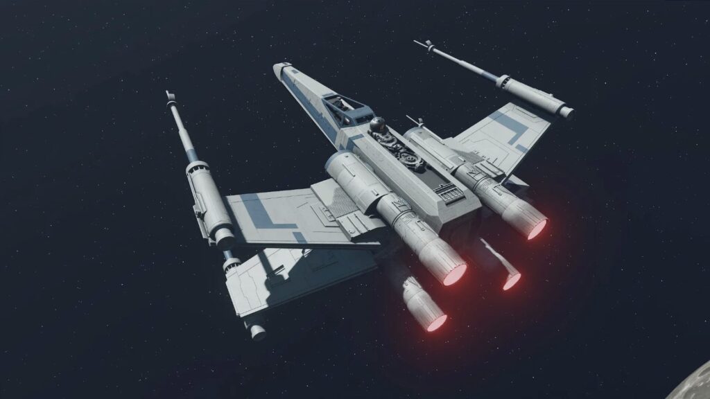 Des vaisseaux Star Wars dans Starfield // Source : Bill-Jones Des vaisseaux Star Wars dans Starfield // Source : Bill-Jones