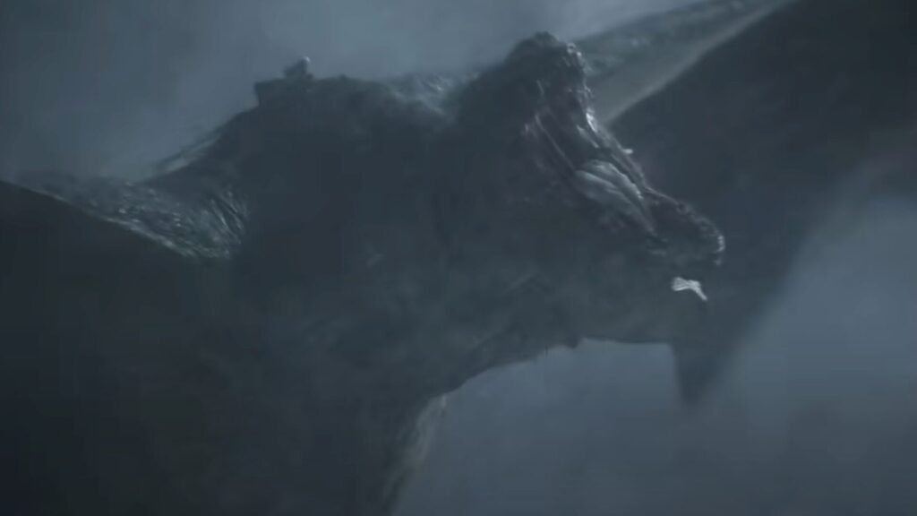 Vhagar dans House of the Dragon // Source : Capture YouTube Vhagar dans House of the Dragon // Source : Capture YouTube