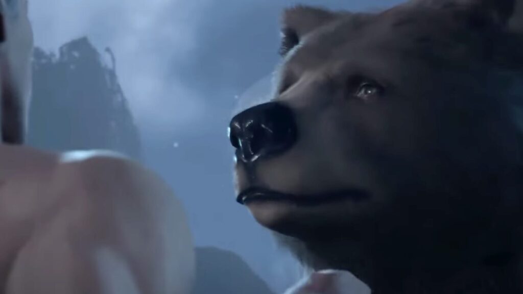 Scène de sexe avec un ours dans Baldur's Gate 3 // Source : Capture YouTube Scène de sexe avec un ours dans Baldur's Gate 3 // Source : Capture YouTube
