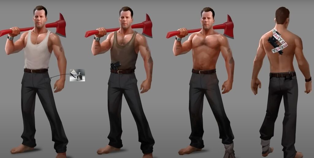 De potentiels skins John McLane pour Fortnite. // Source : Numerama De potentiels skins John McLane pour Fortnite. // Source : Numerama
