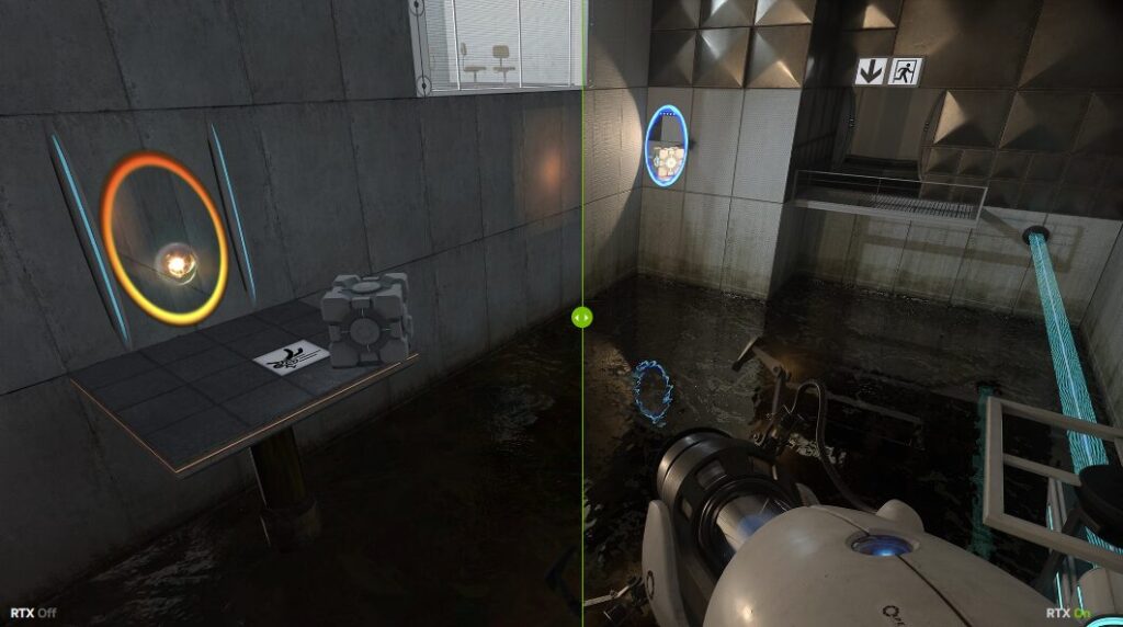 Ray Tracing en action sur Portal Ray Tracing en action sur Portal