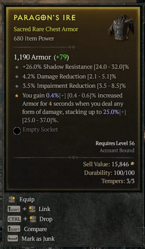 Objet impossible dans Diablo 4 // Source : Reddit Objet impossible dans Diablo 4 // Source : Reddit