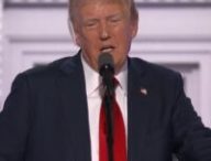 Donald Trump à la convention républicaine 2024 // Source : Capture du live RNC 2024 Donald Trump à la convention républicaine 2024 // Source : Capture du live RNC 2024