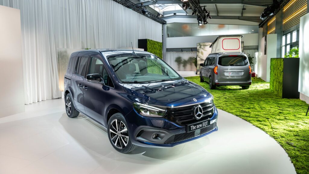 Mercedes EQT (cousin du Kangoo) // Source : Mercedes Mercedes EQT (cousin du Kangoo) // Source : Mercedes