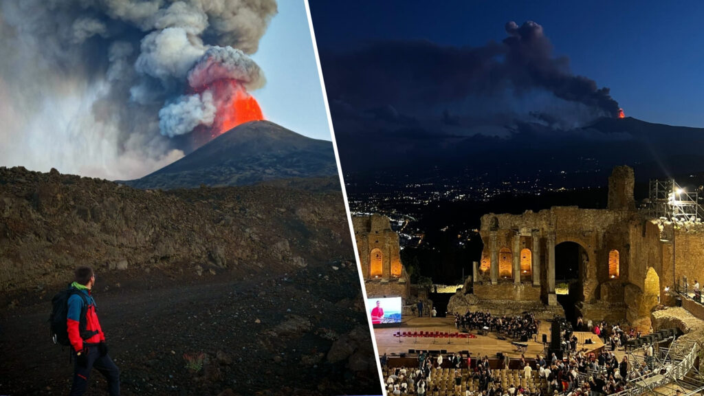 L'Etna, juillet 2024. // Source : Photos postées par @MrtnMrt