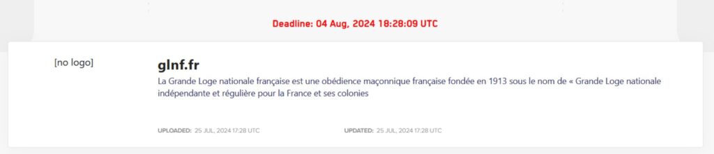 La revendication de cyberattaque sur le site de Lockbit. // Source : X / FalconFeeds.io La revendication de cyberattaque sur le site de Lockbit. // Source : X / FalconFeeds.io
