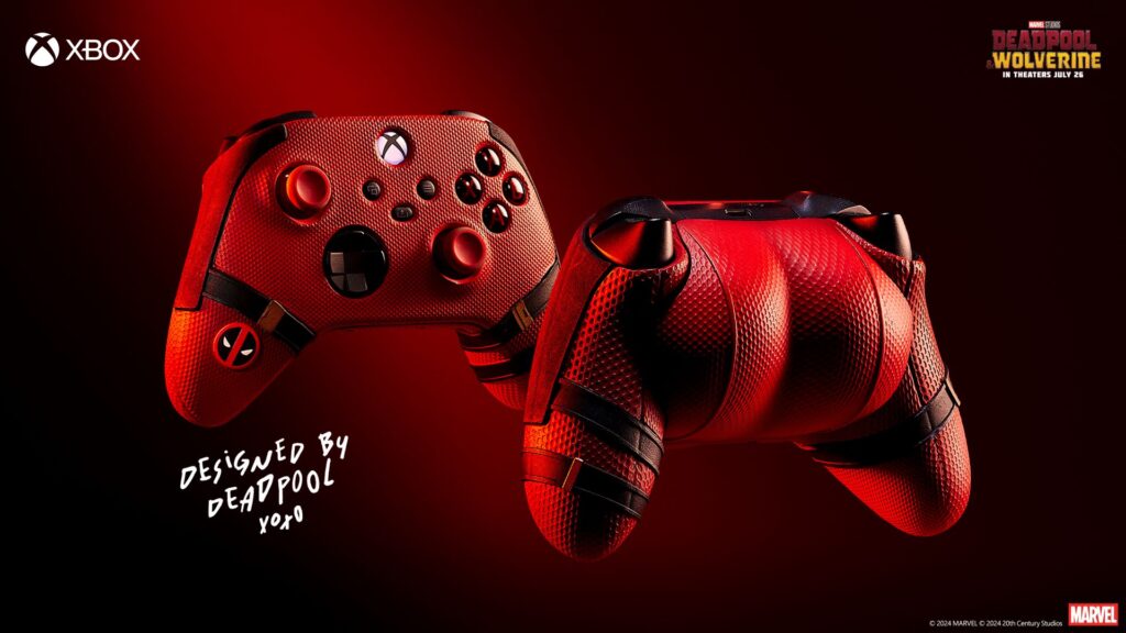 Manette Xbox à l'effigie de Deadpool // Source : Microsoft Manette Xbox à l'effigie de Deadpool // Source : Microsoft