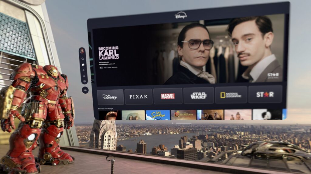 Disney+ et son New York virtuel. Disney+ et son New York virtuel.