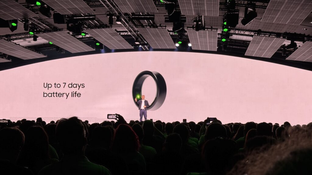 La Samsung Galaxy Ring. La Samsung Galaxy Ring.
