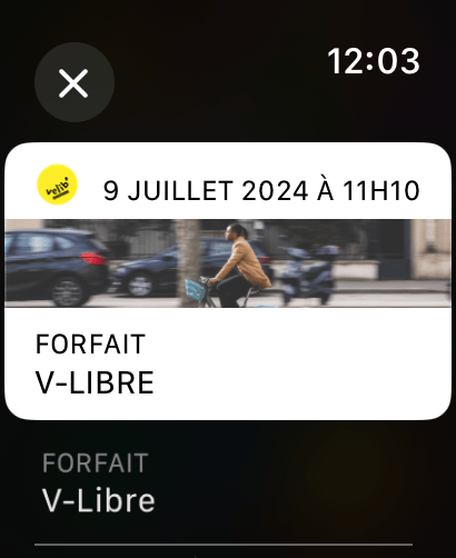 Le pass sur Apple Watch. Le pass sur Apple Watch.
